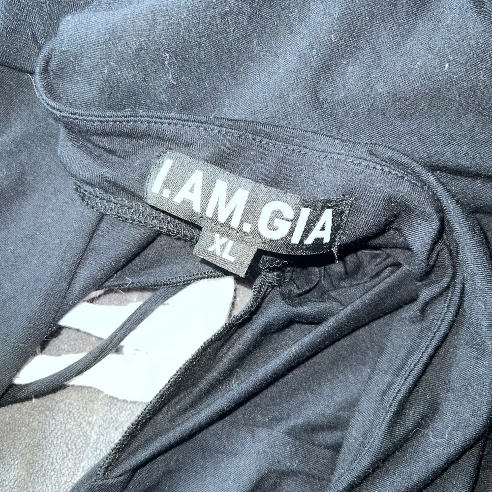 I.AM.GIA Black Flowy Top (not sold anymore)